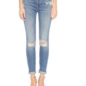 MOTHER X CANDICE Stunner jeans in Hijacking the runway size 26